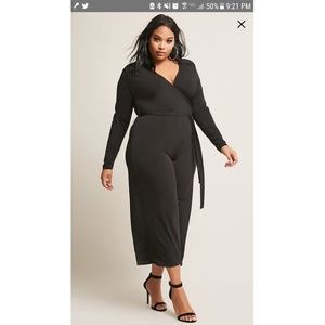 Pink Clove Black Jumpsuit